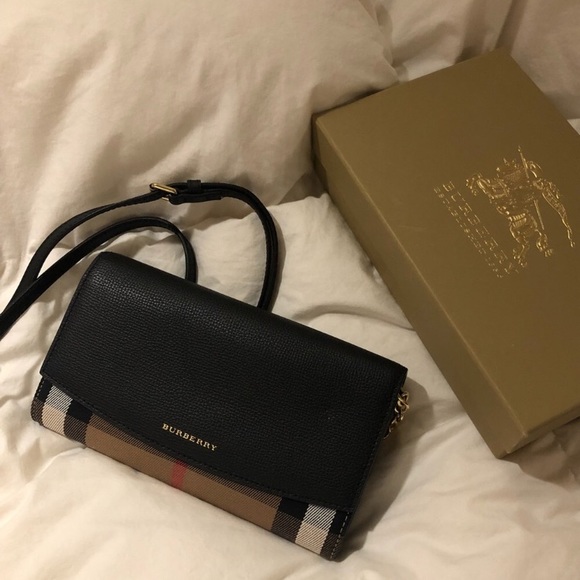 SOLD ** Burberry crossbody - Picture 1 of 6